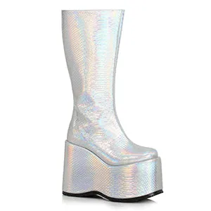 500-AMARA 5" Chunky Heel Platform Boot