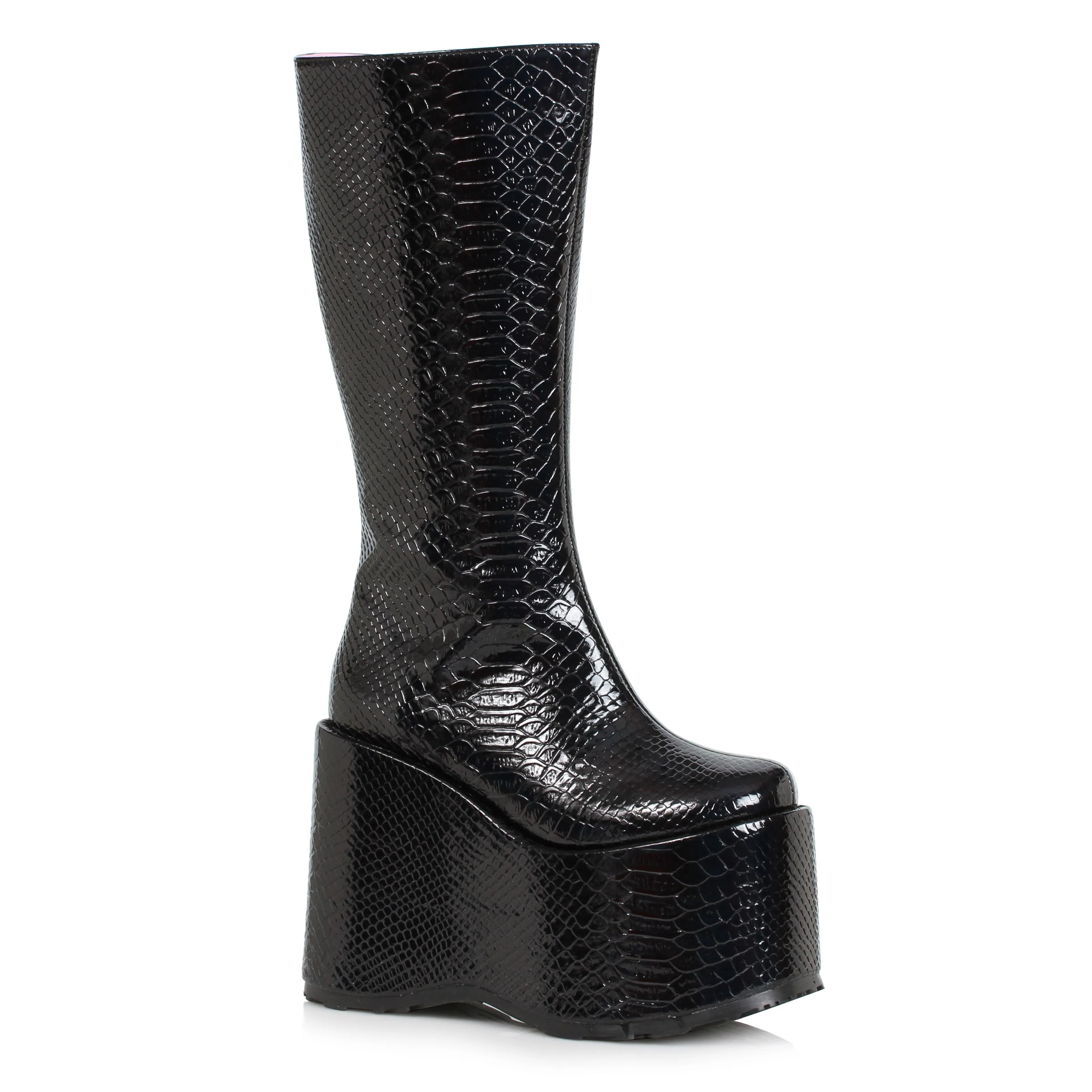 500-AMARA 5" Chunky Heel Platform Boot
