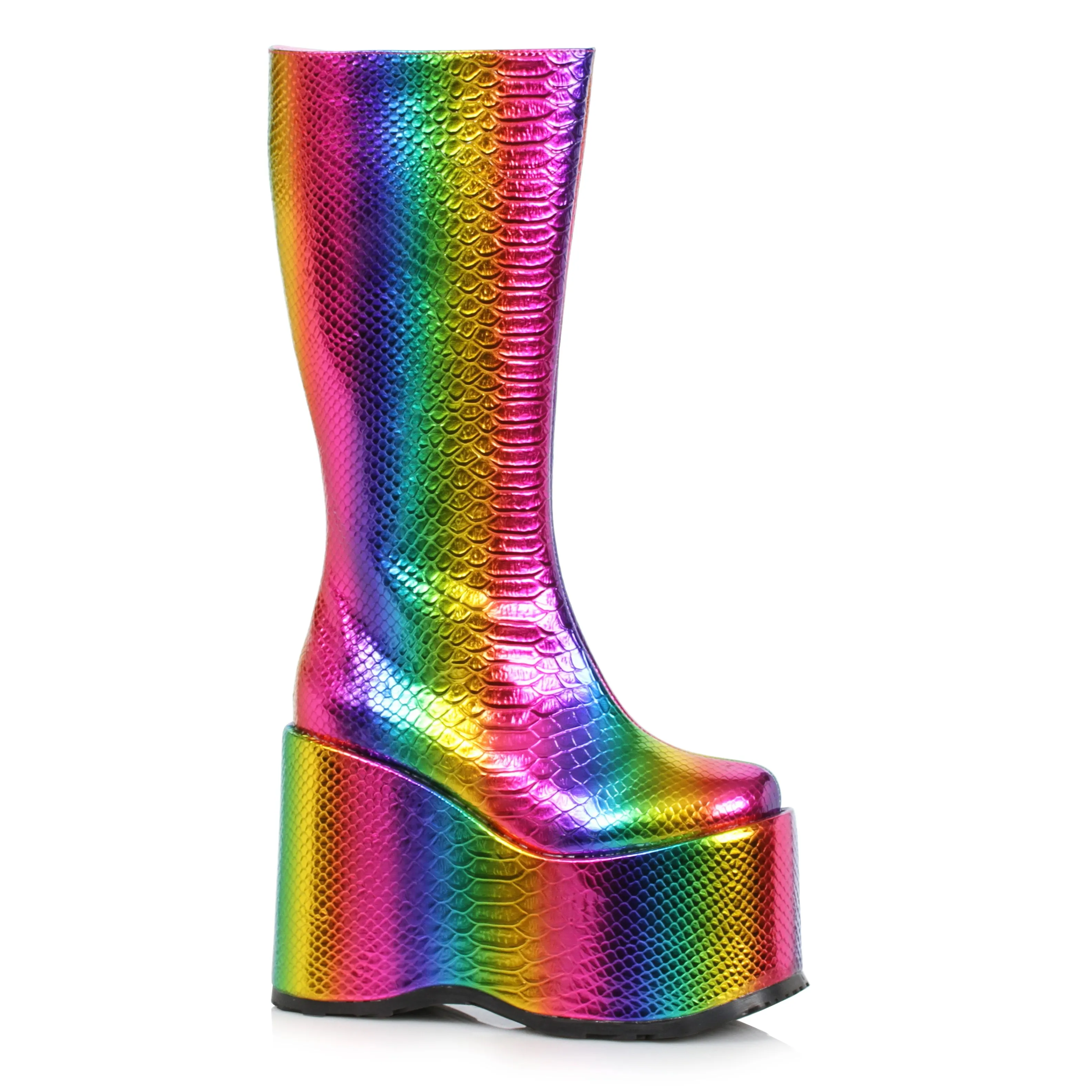 500-AMARA 5" Chunky Heel Platform Boot