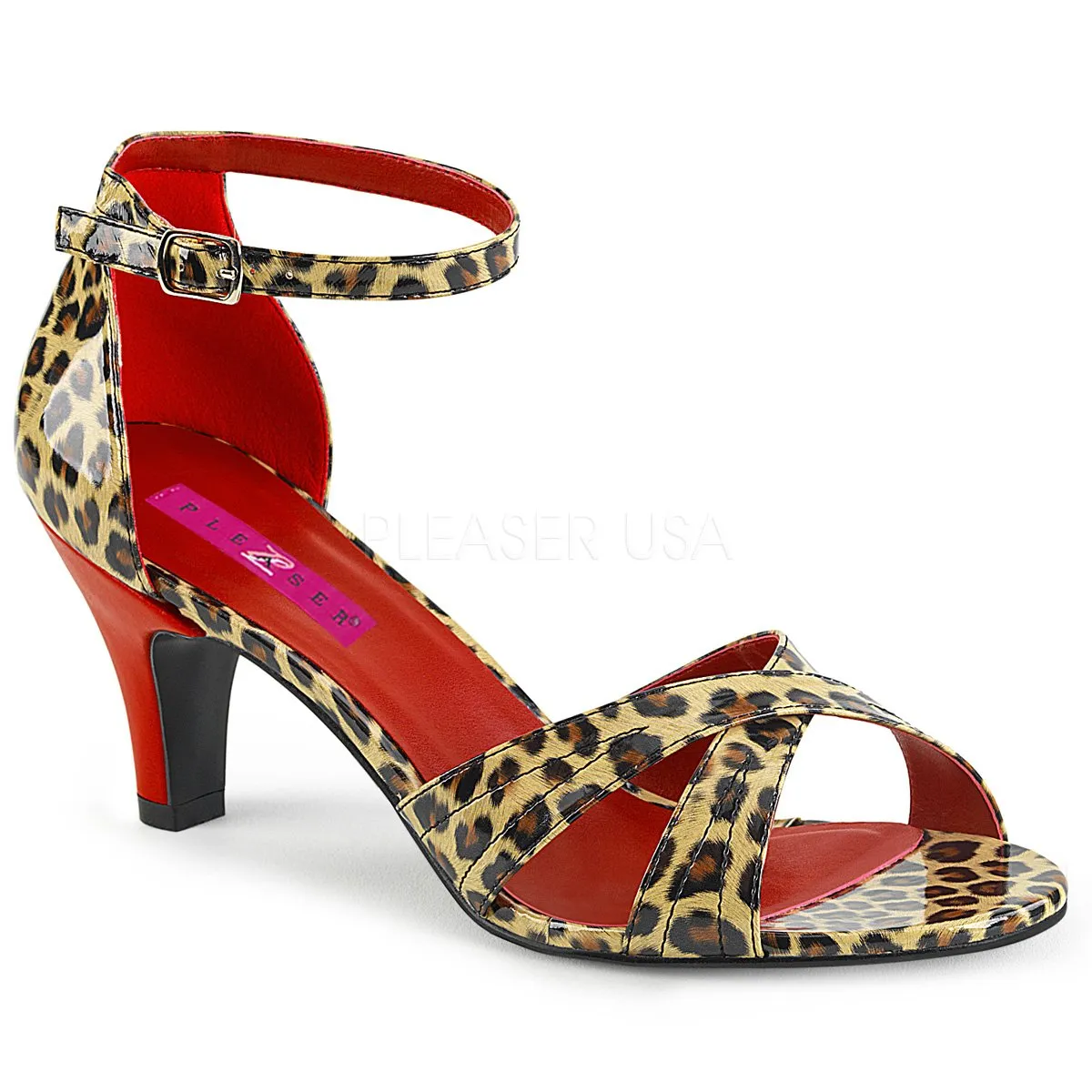 Ankle Strap Sandal with 3-inch Heel 3-colors DIVINE-435