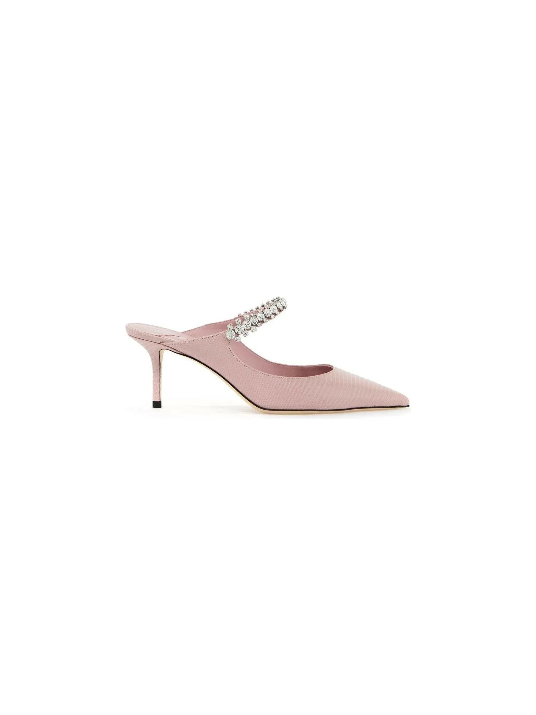 Bing 65 Lizard Embossed Leather Mules