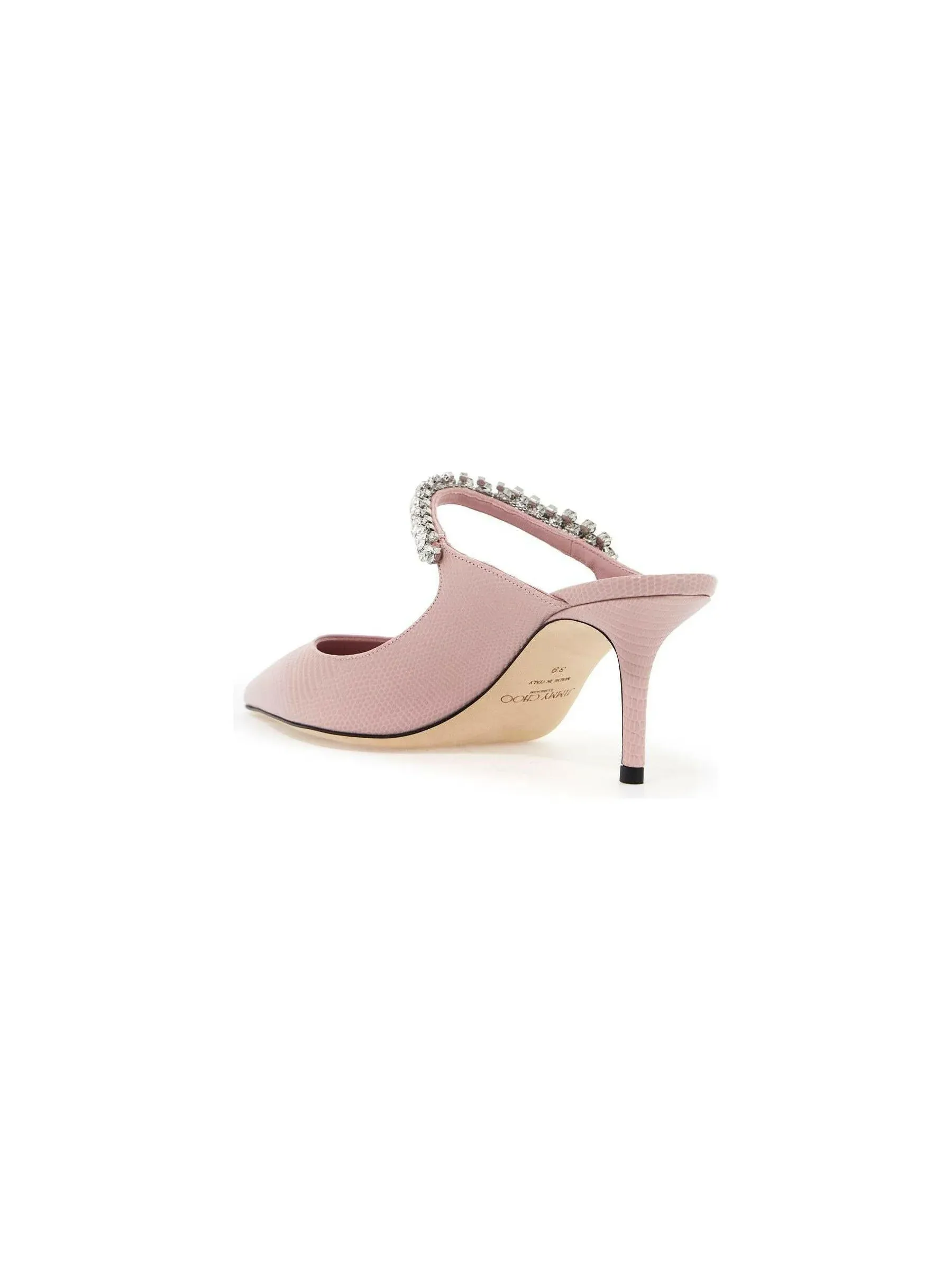Bing 65 Lizard Embossed Leather Mules