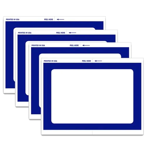 Blank Dealer Add On Sticker - 4.5" x 6" Self-Adhesive Window Display Visible from Vehicle Exterior - Single-Part Design for Customizable Messages and Promotions