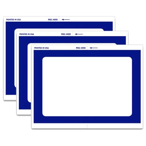 Blank Dealer Add On Sticker - 4.5" x 6" Self-Adhesive Window Display Visible from Vehicle Exterior - Single-Part Design for Customizable Messages and Promotions