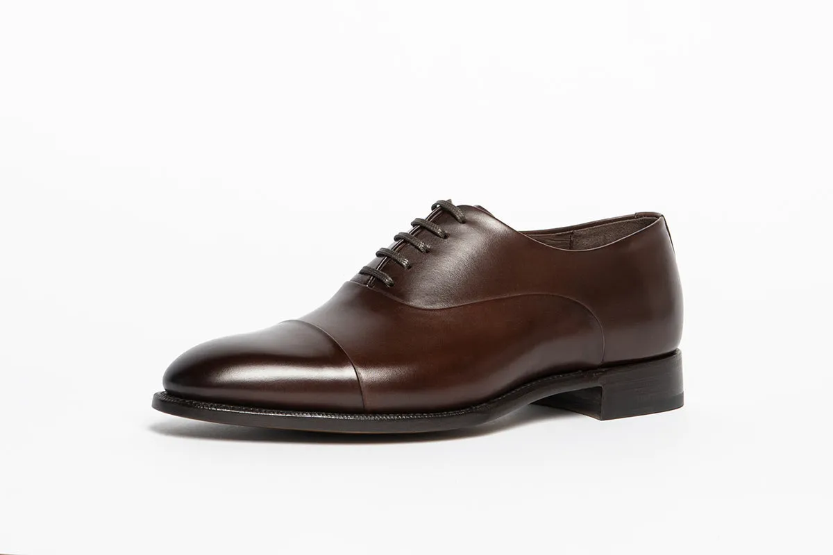 Carlos Santos 9899 Handgrade Oxford In Dark Brown Calf