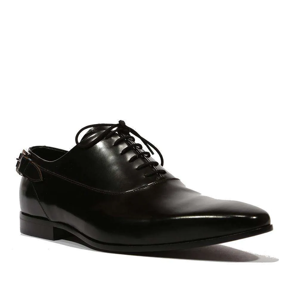 Cesare Paciotti Luxury Italian Men's Baio Black Oxfords (CPM5112)