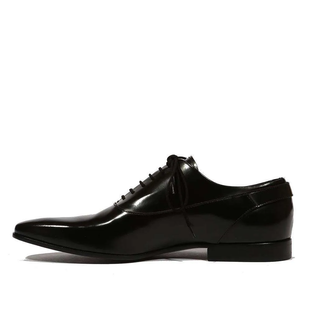 Cesare Paciotti Luxury Italian Men's Baio Black Oxfords (CPM5112)