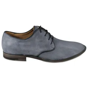 Cesare Paciotti Luxury Italian Men's Designer Blue Suede Oxfords 30474 (CPM1029)