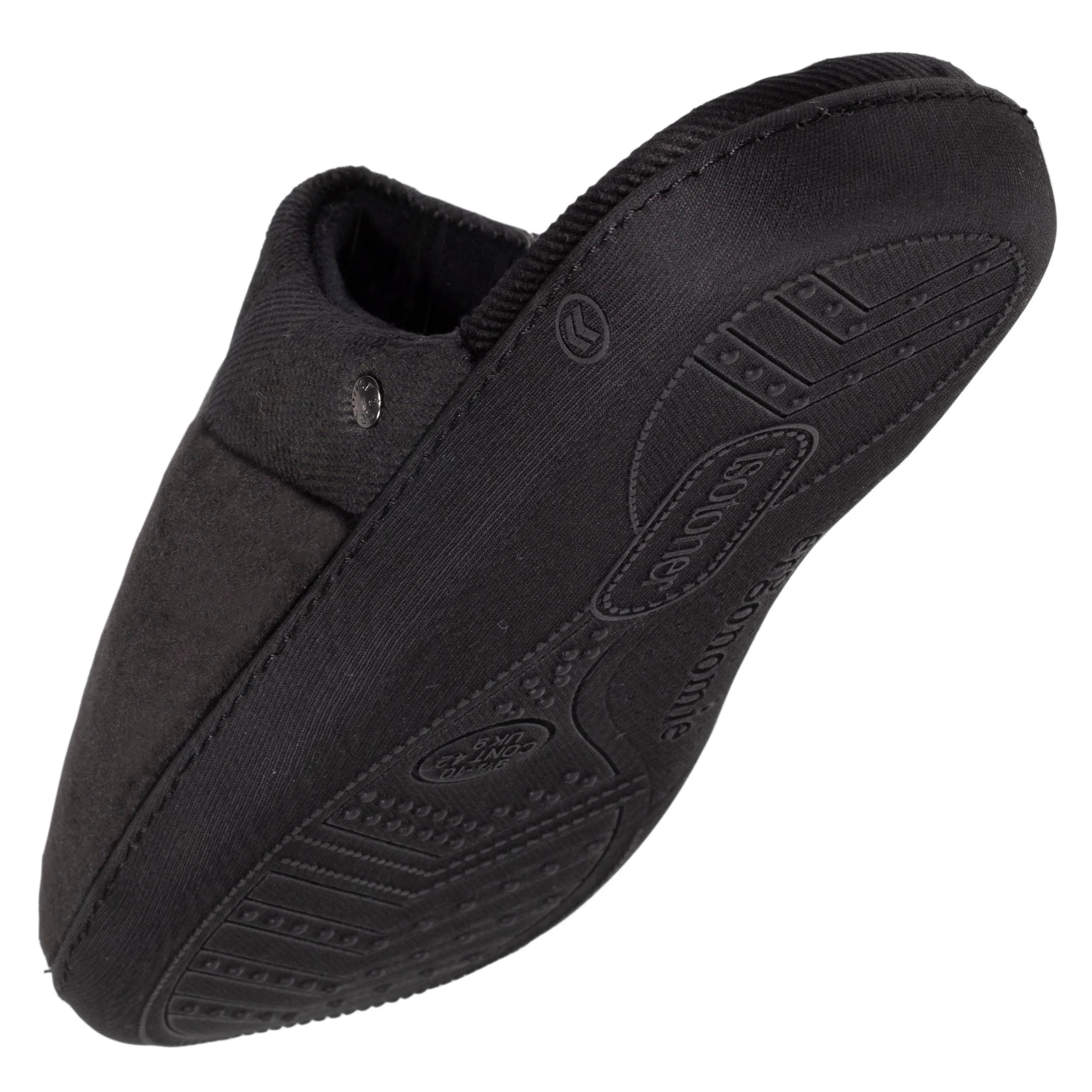 Chaussons mules ergo Homme Noir