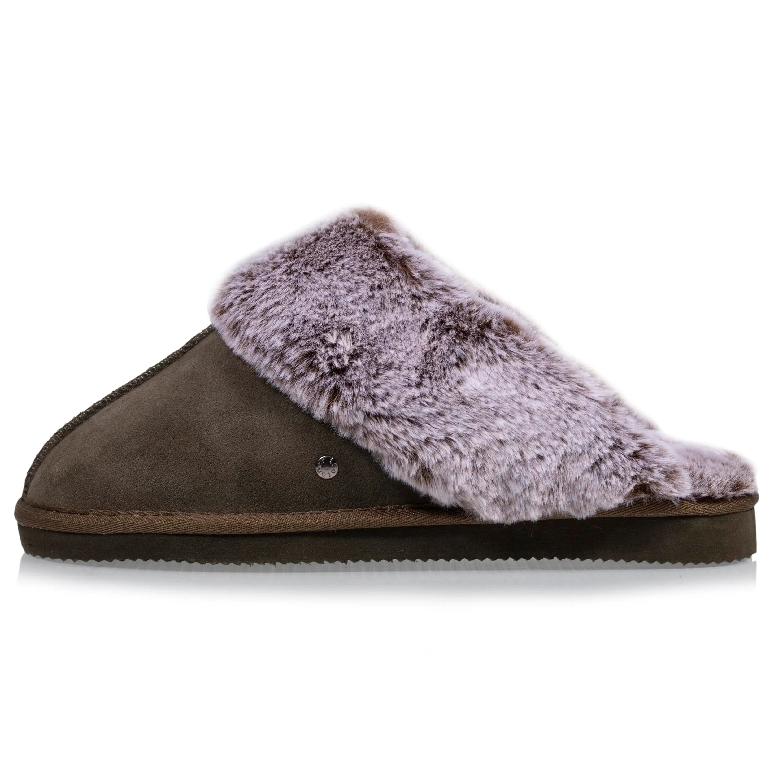 Chaussons mules EVA Femme Kaki