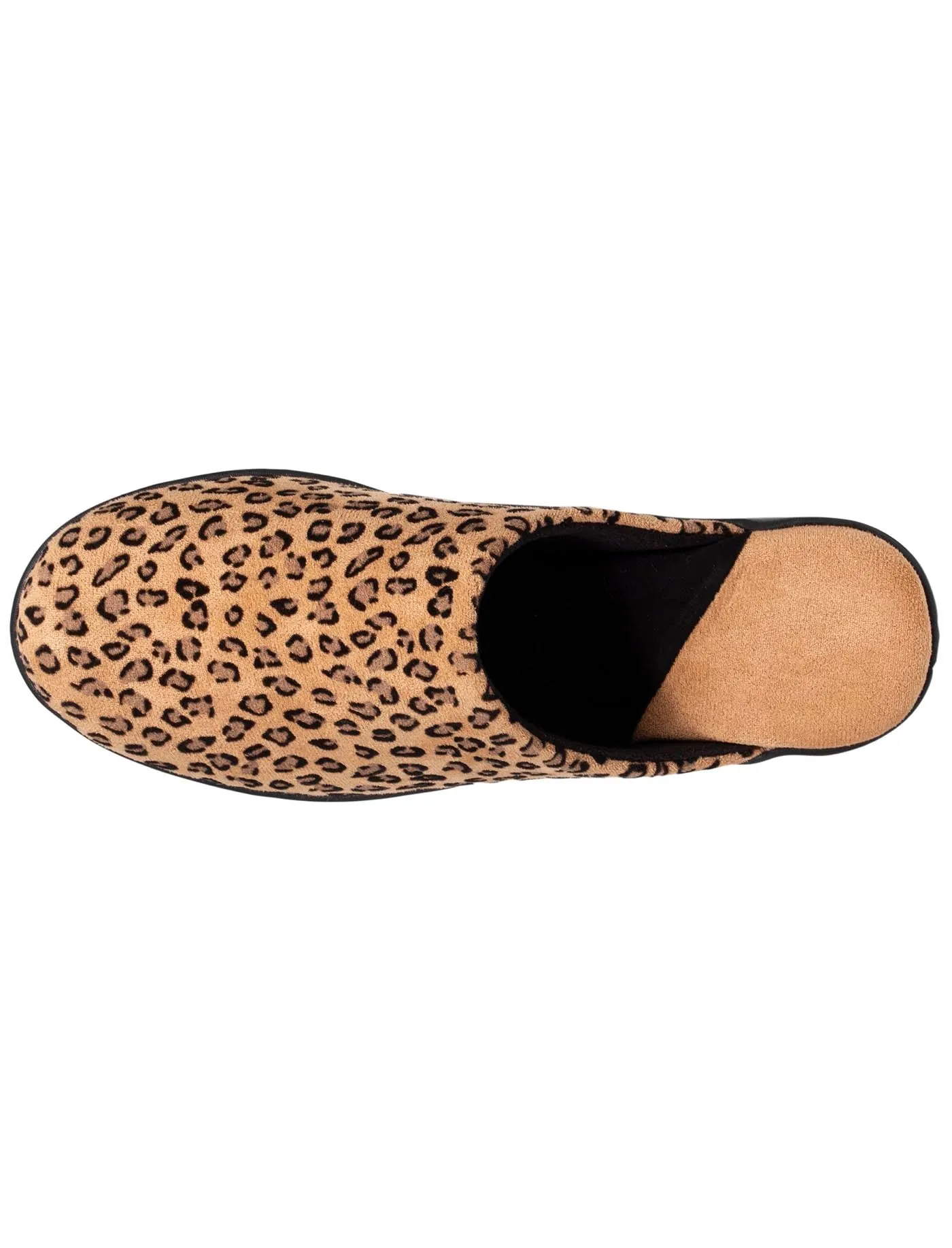 Chaussons mules talon Femme Léopard