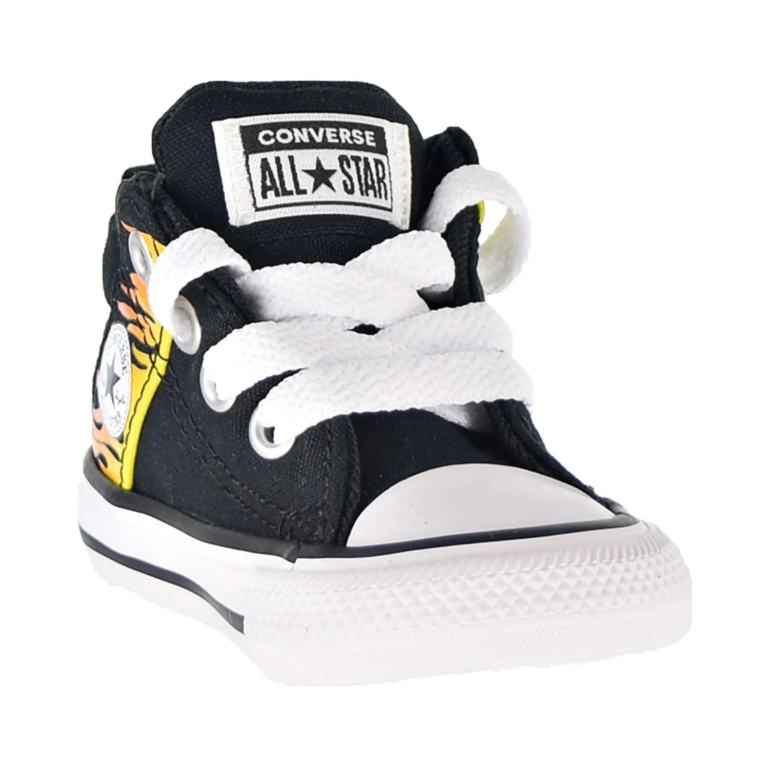 Converse Chuck Taylor AS Axel Mid "Into The Flames" Toddler Shoes Black-Yellow