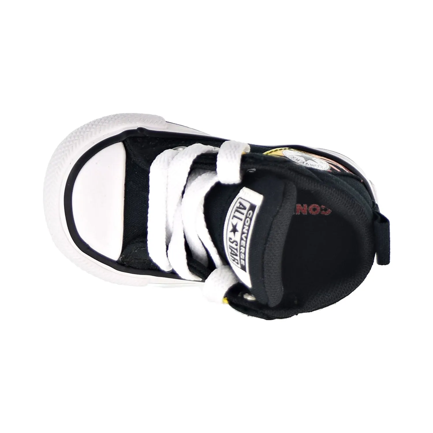 Converse Chuck Taylor AS Axel Mid "Into The Flames" Toddler Shoes Black-Yellow