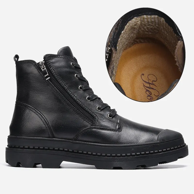 Cow Leather Handmade Retro Boots
