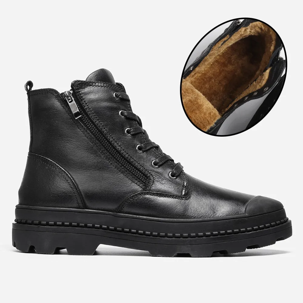 Cow Leather Handmade Retro Boots