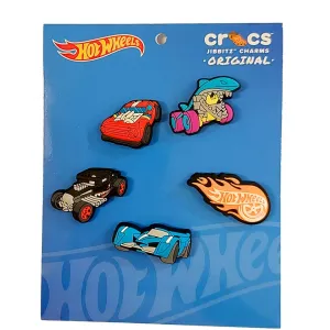 CROCS- 5 PCK. HOT WHEELS JIBBITZ