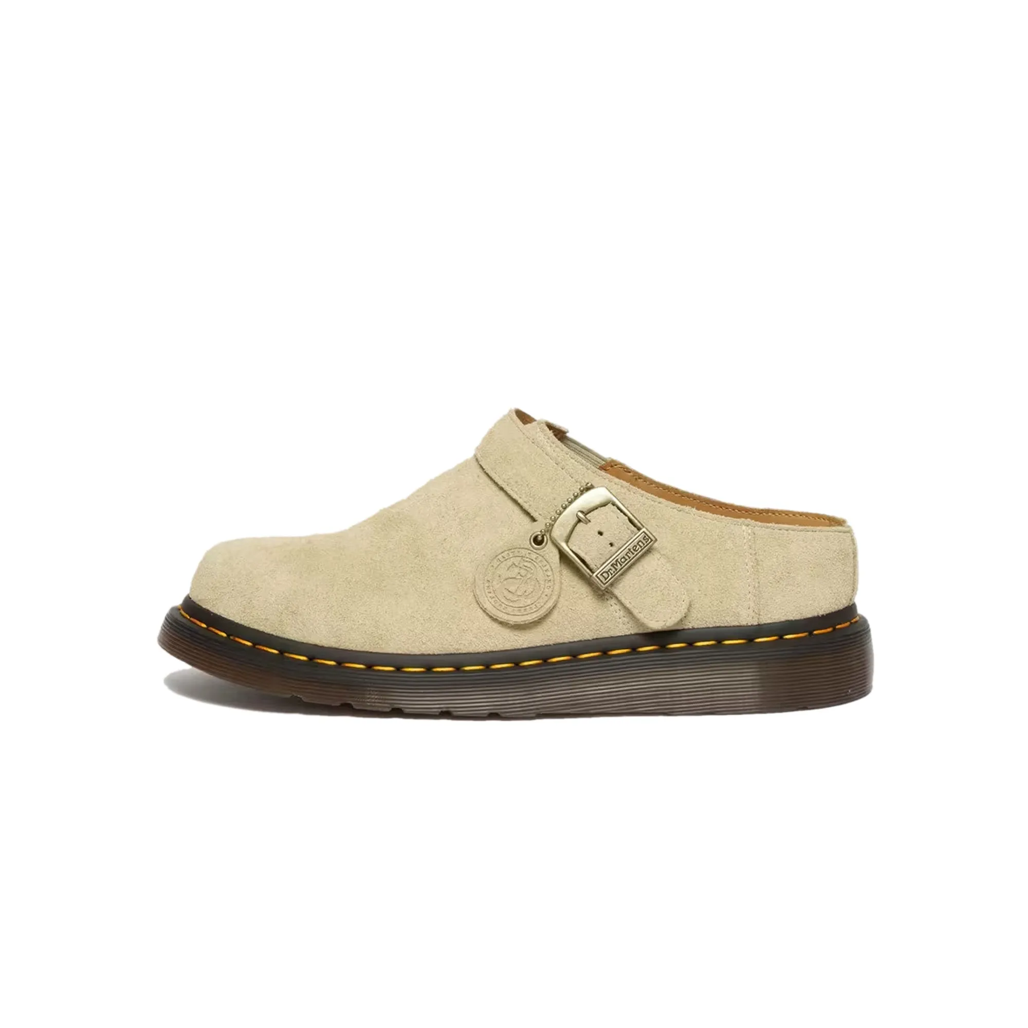 Dr. Martens Mens Isham Desert Oasis Suede Mules