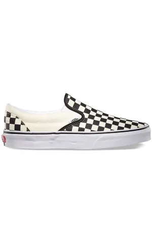 (Eyebww) Classic Slip On Shoe   Black/White Checkerboard