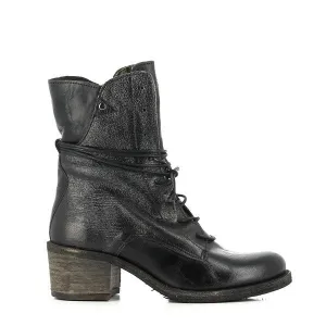Felmini B288 Black Lace-Up Boots