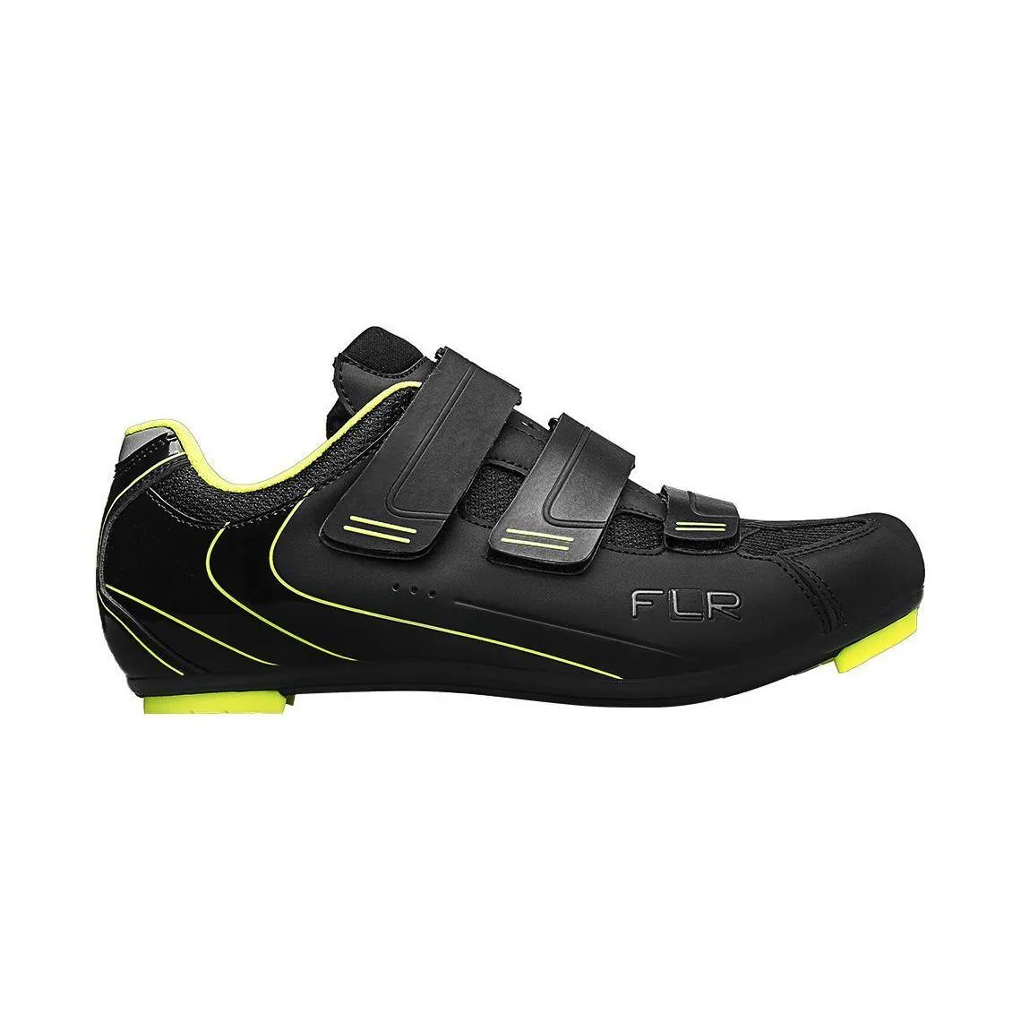 FLR F-35 Road Shoes - Black/Yellow