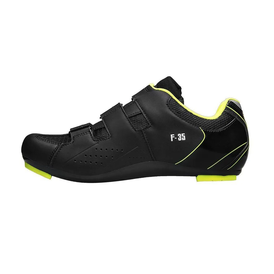 FLR F-35 Road Shoes - Black/Yellow