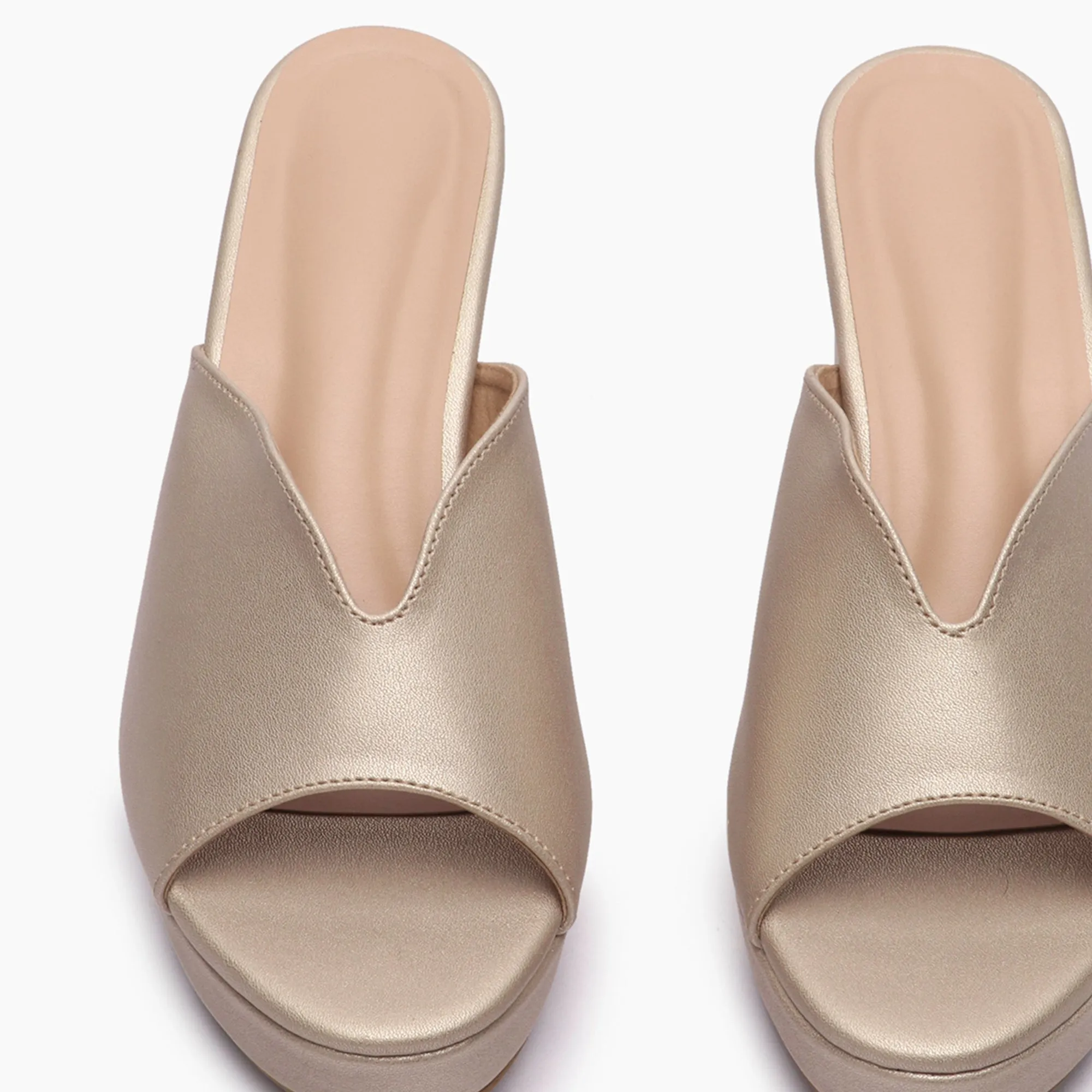 High Heeled Mules