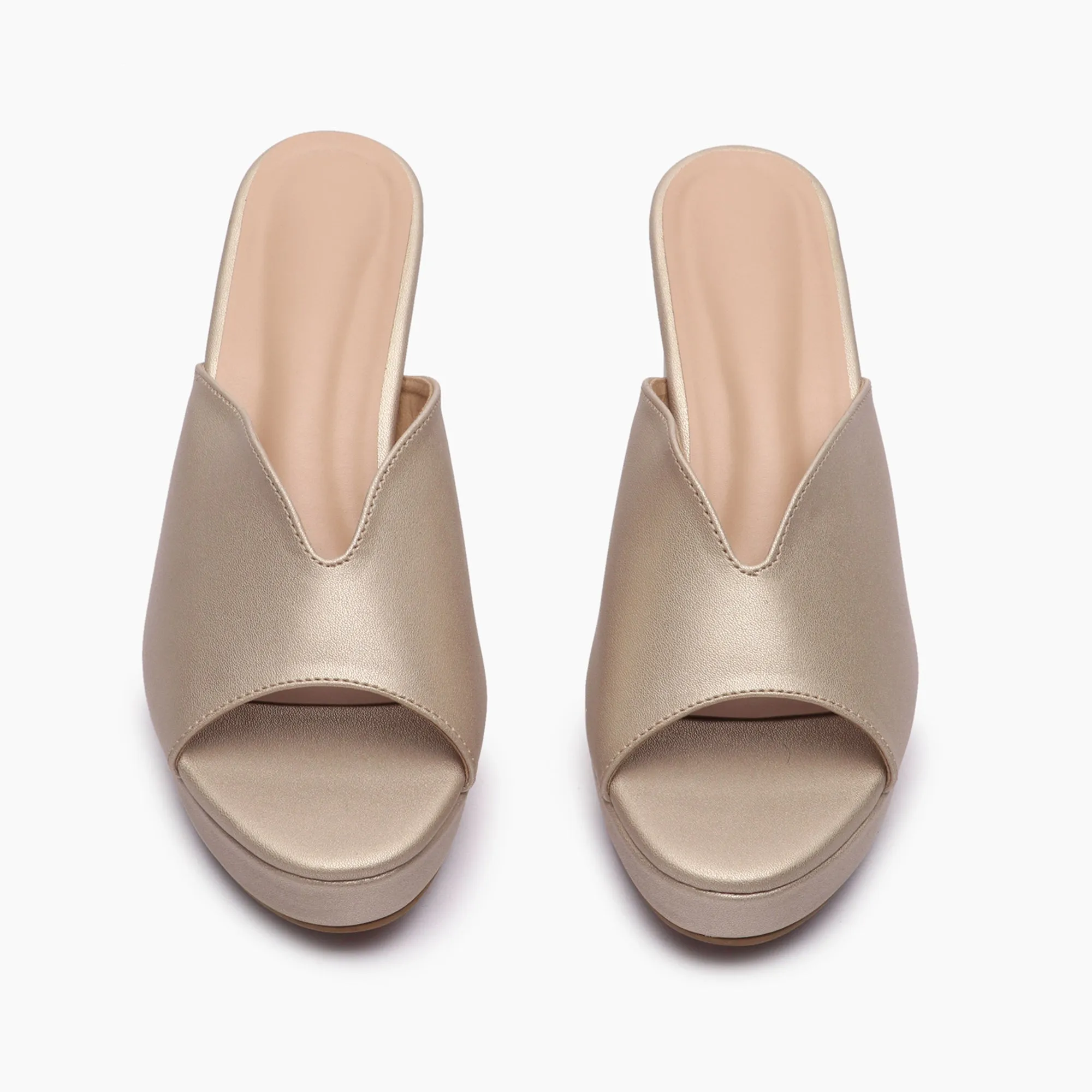 High Heeled Mules