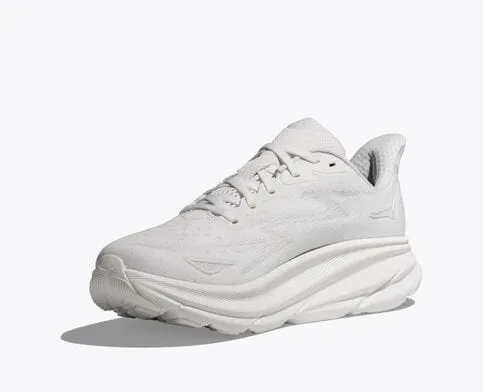 Hoka Women's Clifton 9 Running Shoes- White
