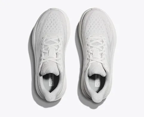Hoka Women's Clifton 9 Running Shoes- White