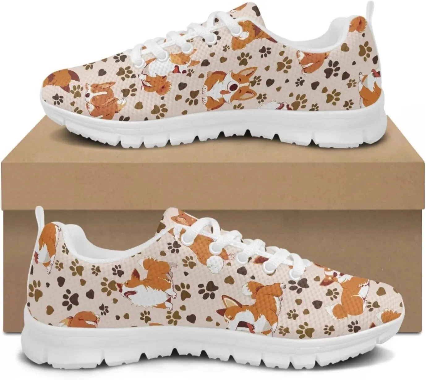 Jeiento Women's Men's Walking Shoes Lightweight Running Shoes Outdoor Fashion Sneaker