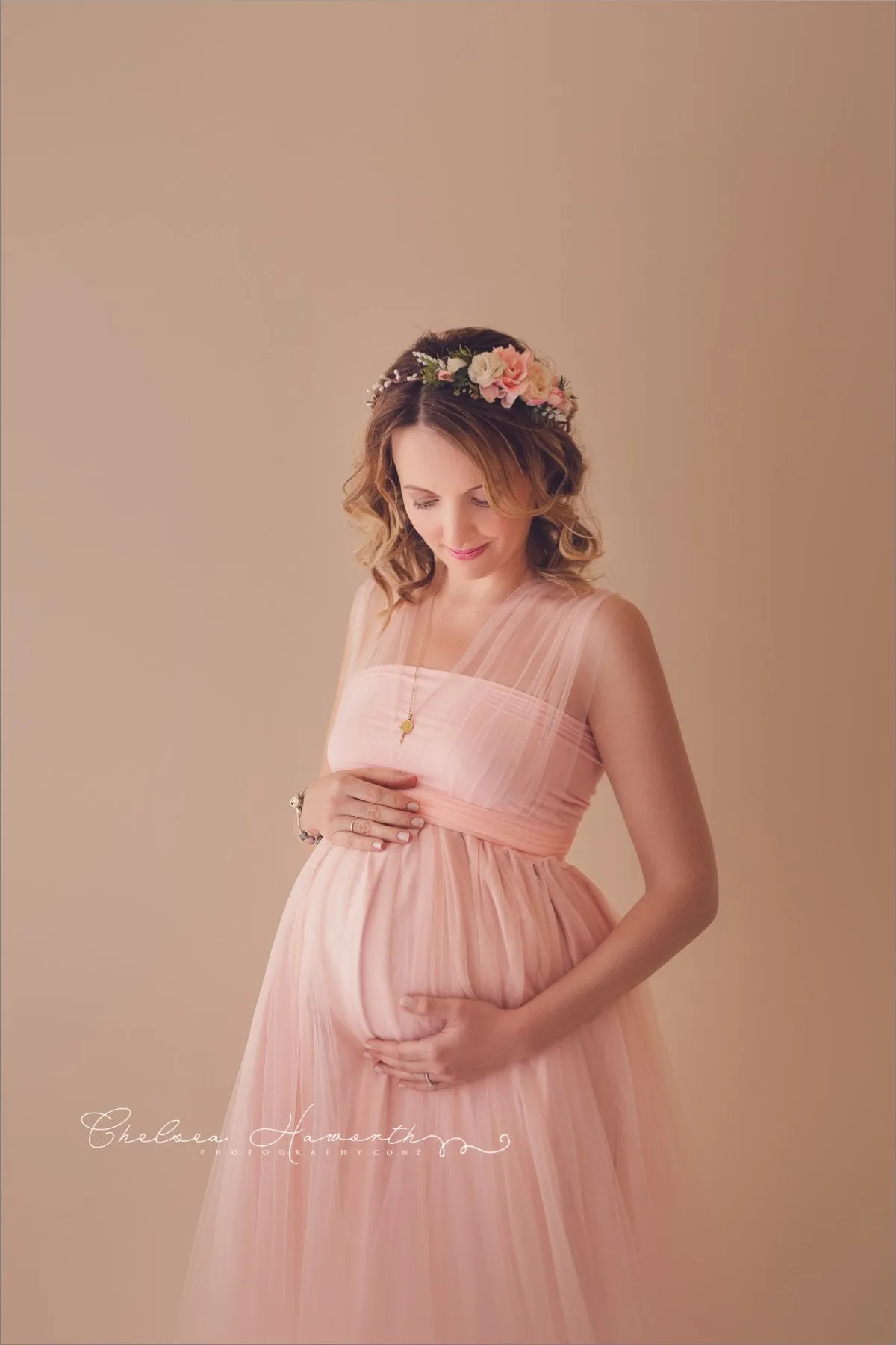 Kaitlyn Gown • Mesh Infinity Gown • Maternity Dress • Pregnancy Gown • Bridesmaid Dress • Senior Photos • Photo Shoot • Boho Dress | by Sew Trendy