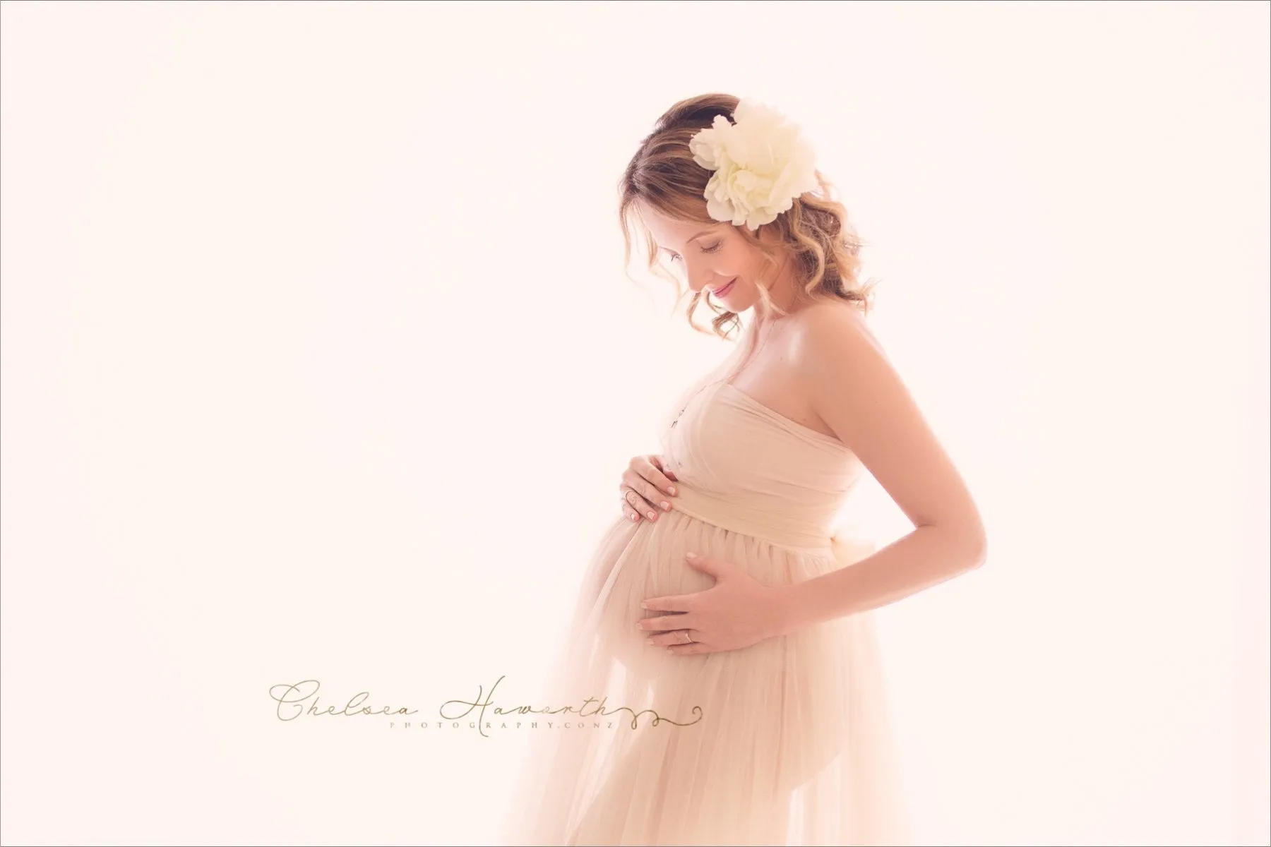 Kaitlyn Gown • Mesh Infinity Gown • Maternity Dress • Pregnancy Gown • Bridesmaid Dress • Senior Photos • Photo Shoot • Boho Dress | by Sew Trendy