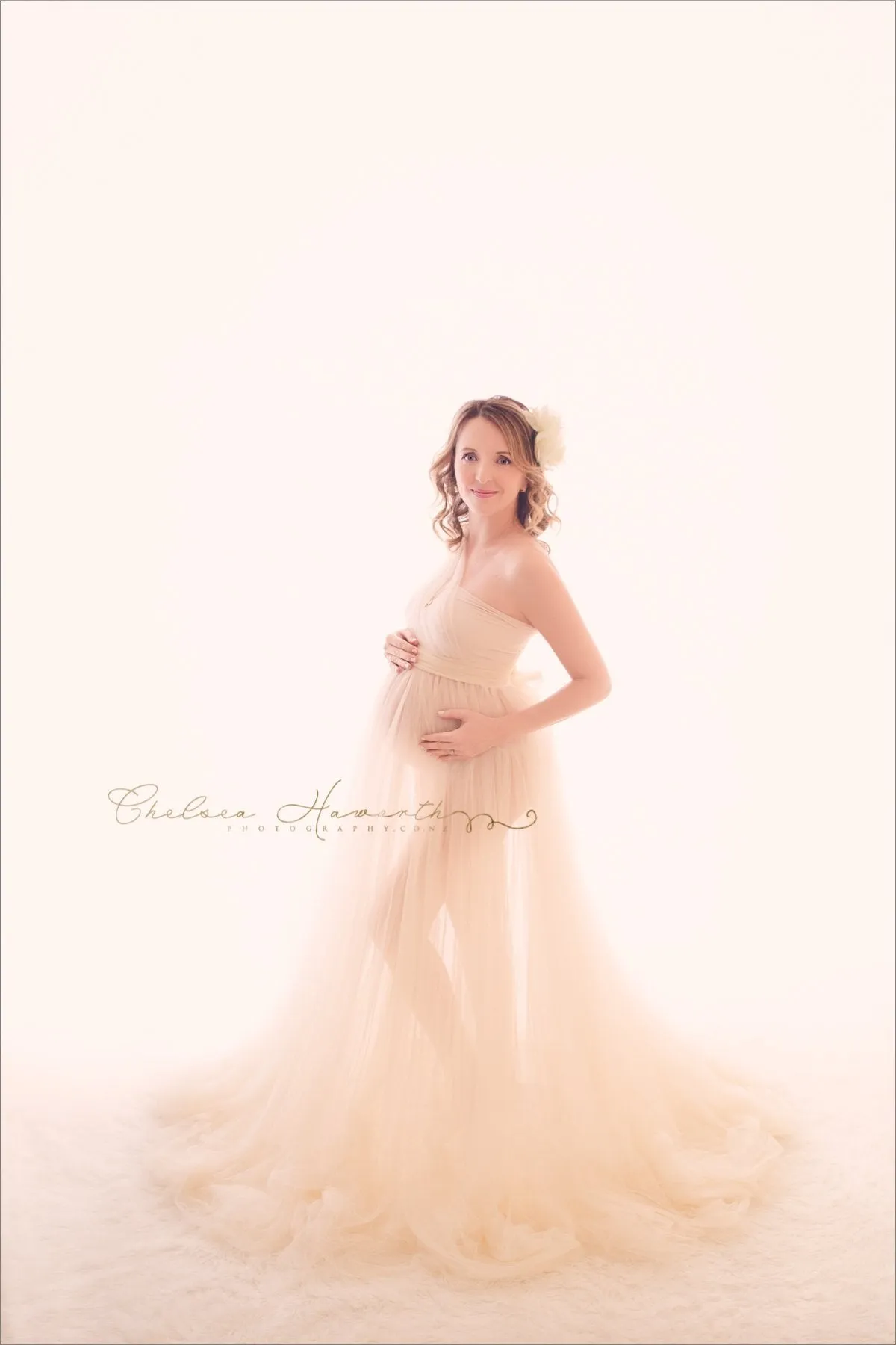 Kaitlyn Gown • Mesh Infinity Gown • Maternity Dress • Pregnancy Gown • Bridesmaid Dress • Senior Photos • Photo Shoot • Boho Dress | by Sew Trendy