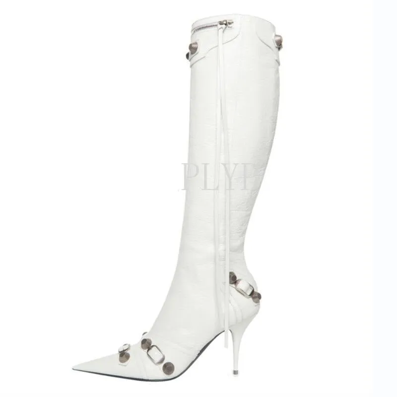 Luxury Pointed Toe Stiletto Boots