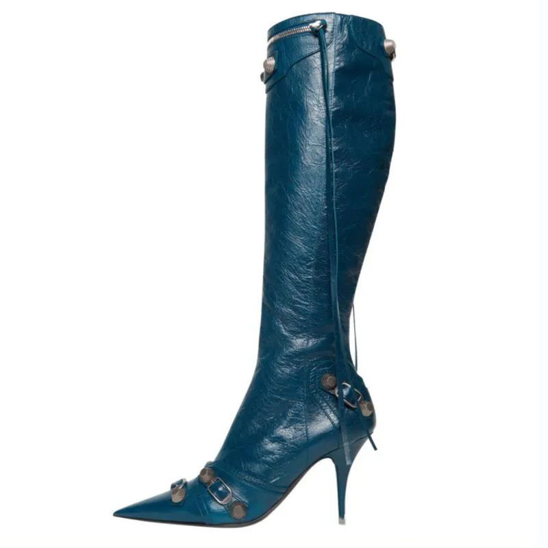 Luxury Pointed Toe Stiletto Boots