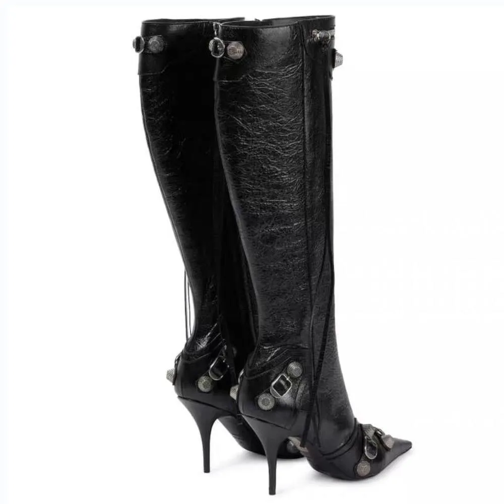 Luxury Pointed Toe Stiletto Boots
