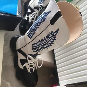 Modern Design Y2k Western Cowgirl Boots Sneaker Style