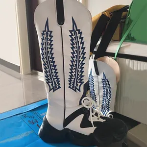 Modern Design Y2k Western Cowgirl Boots Sneaker Style