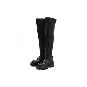 Modern School Retro Stretch Boots