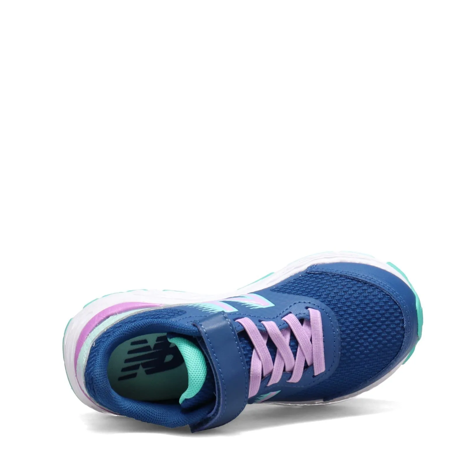 New Balance Kids 680v6 Running Shoes- Captain Blue/Violet