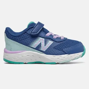 New Balance Kids 680v6 Running Shoes- Captain Blue/Violet