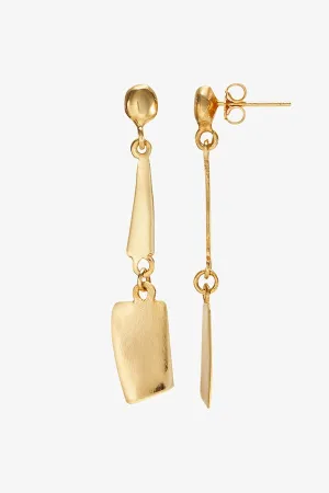 Nox Earrings :: Brass