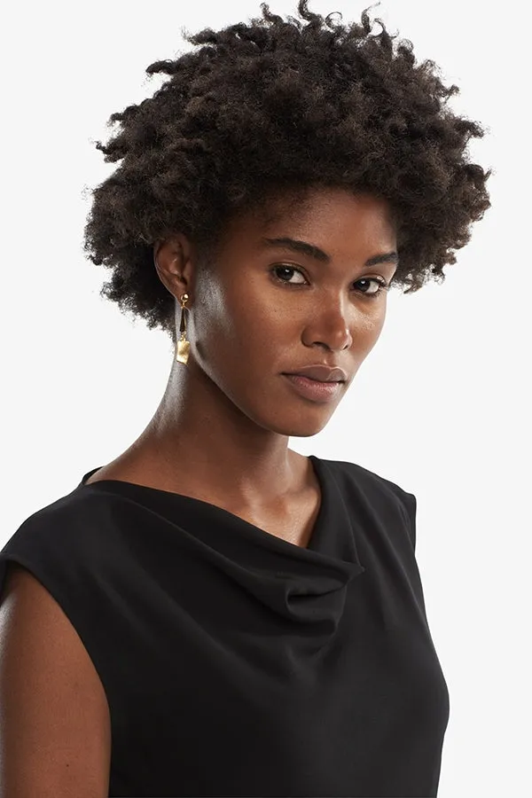Nox Earrings :: Brass