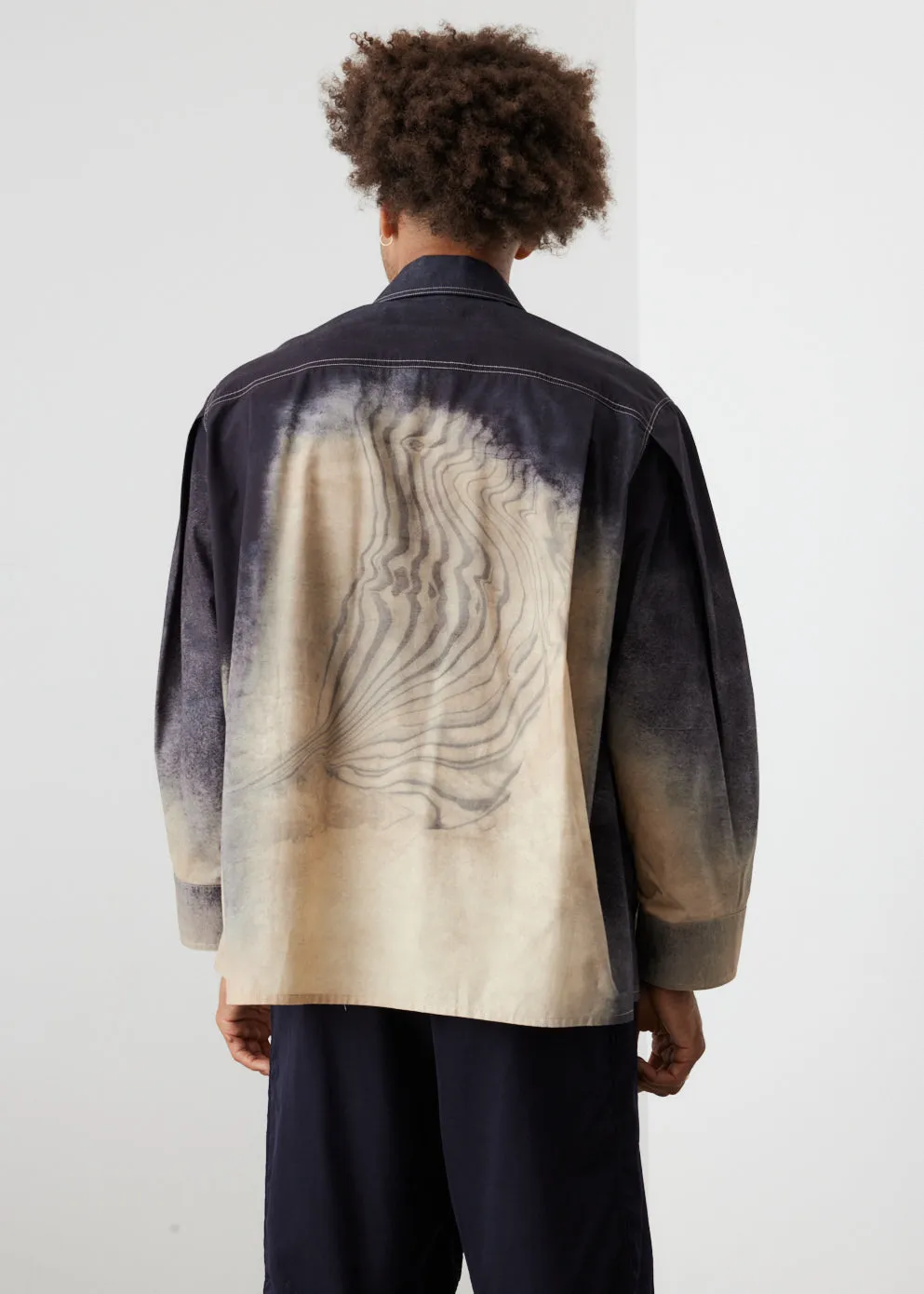 Printed Vareuse Top Multi