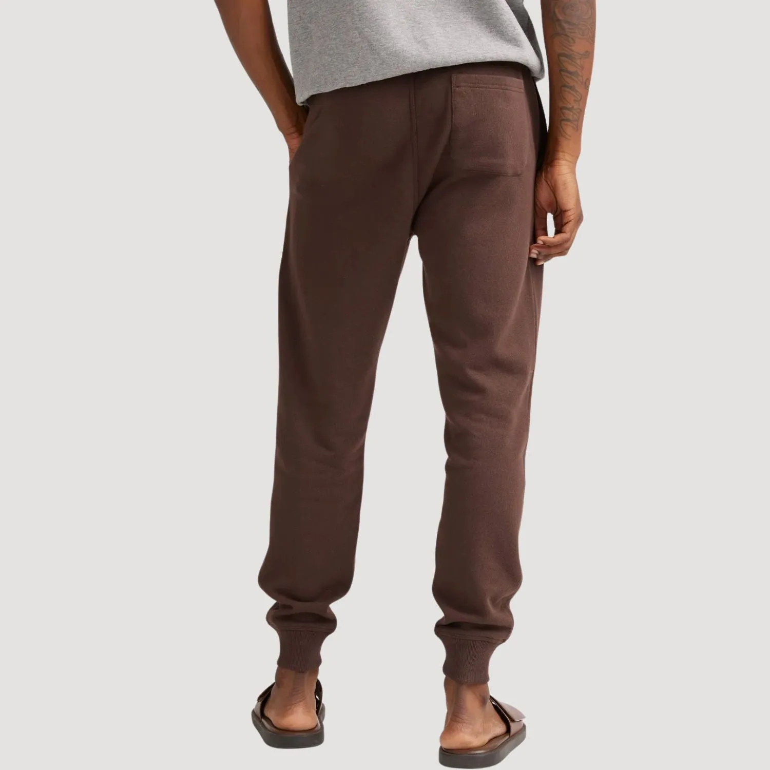 Recycled Fleece Sweatpants (Dark Oak)