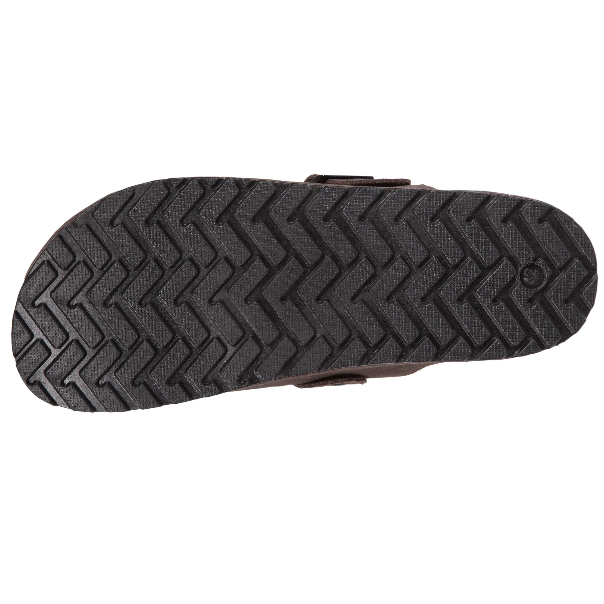Sabots mules cuir Homme Chocolat