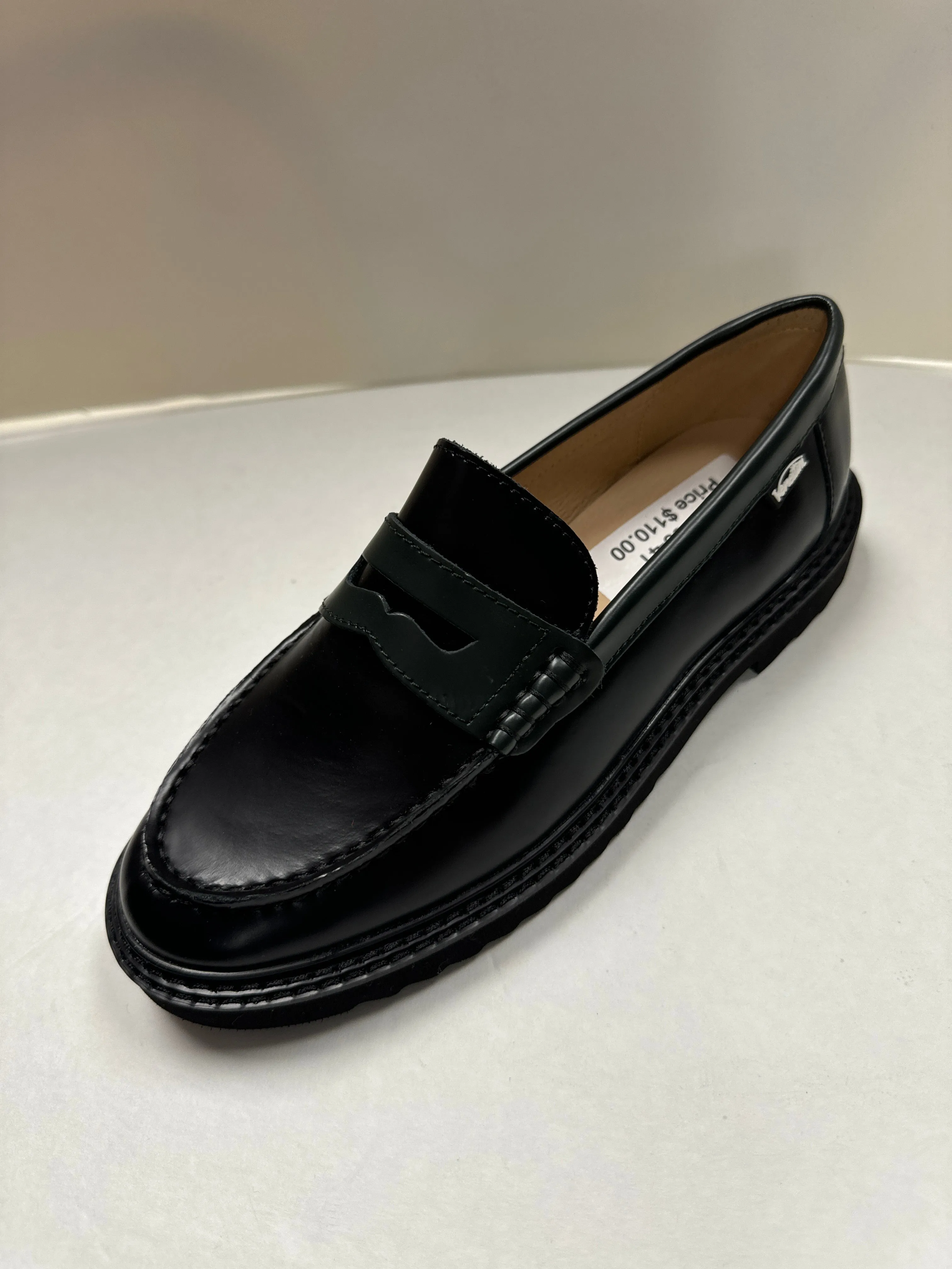 SALE FW24 Venettini London10 Classic Thick Sole 2 Tone Penny Loafer