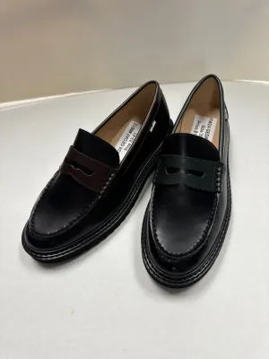 SALE FW24 Venettini London10 Classic Thick Sole 2 Tone Penny Loafer