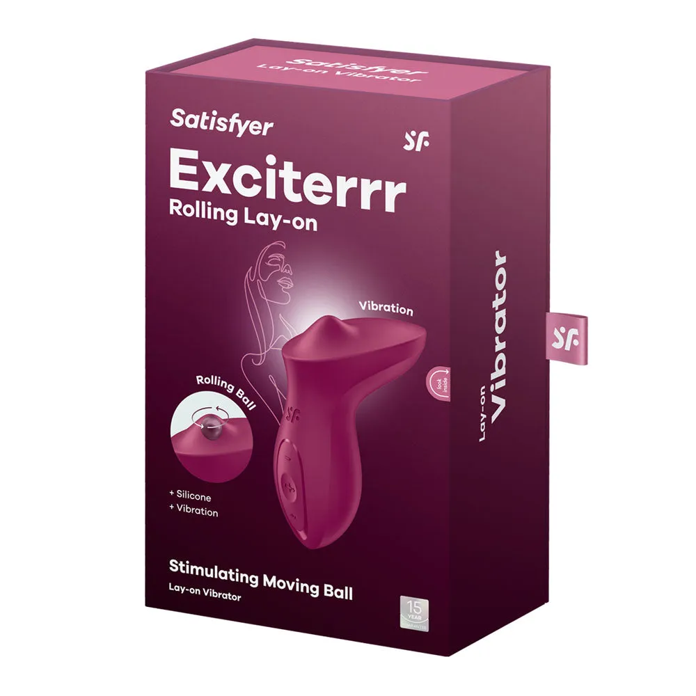 Satisfyer Exciter Lay On Vibe - Red