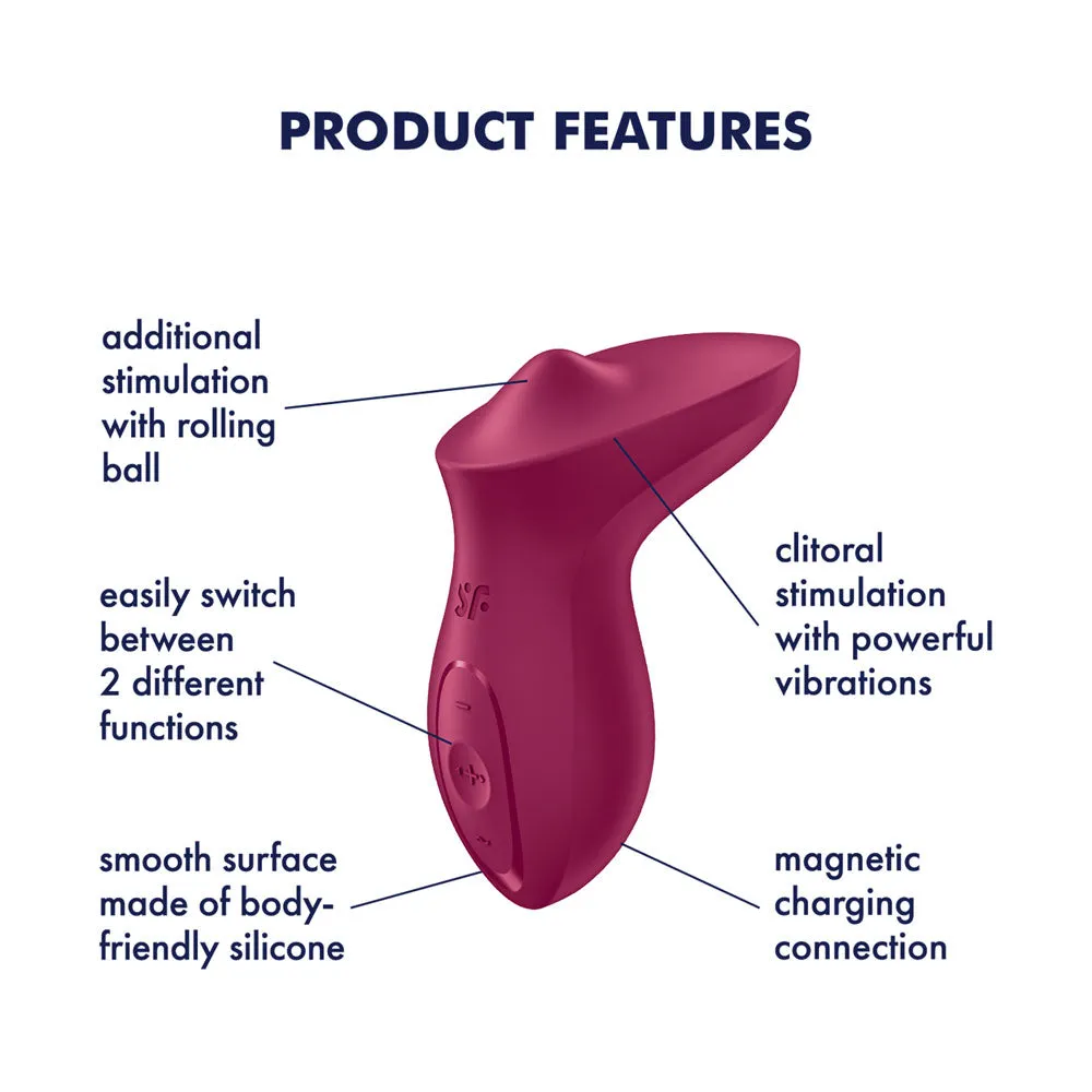 Satisfyer Exciter Lay On Vibe - Red